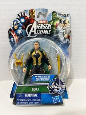 MARVEL Avengers Loki action figure hasbro 2014 NWT